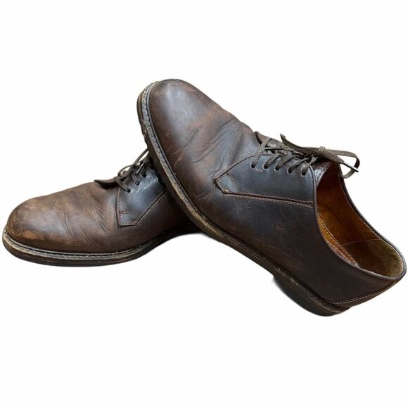 👞✨ Cole Haan Men’s Brown Leather Oxford/Derby Dress Shoes - Size 9.5 🔥